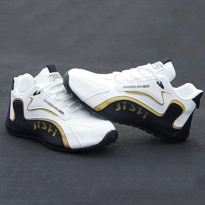 Daily Jogging Little White Shoes Thick Sole Sneakers Outdoor Sport Shoe For Man Women High Elasticity Cushioning Casualshoe