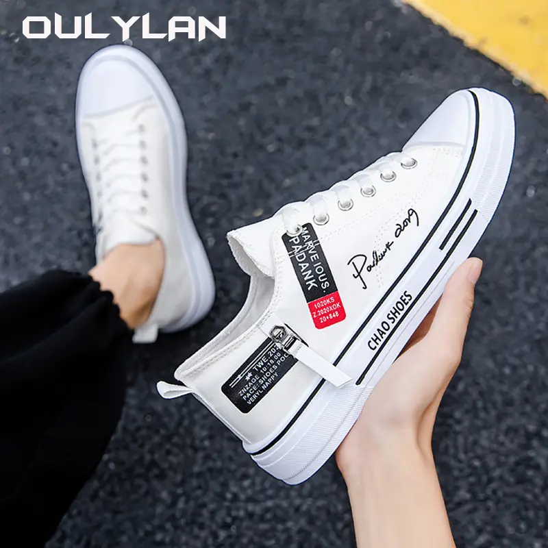 Men's Canvas Shoes Summer Men's Casual Cloth Shoes 2024 Breathable Classic Style Trendy Black White Lightweight Low Top Board Sh