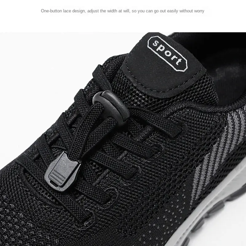 Oulylan Male Classical Soft Soled Sneakers 2025 Mesh Breathable Flat Walking Shoes Durable Professional Female Sports Footwear