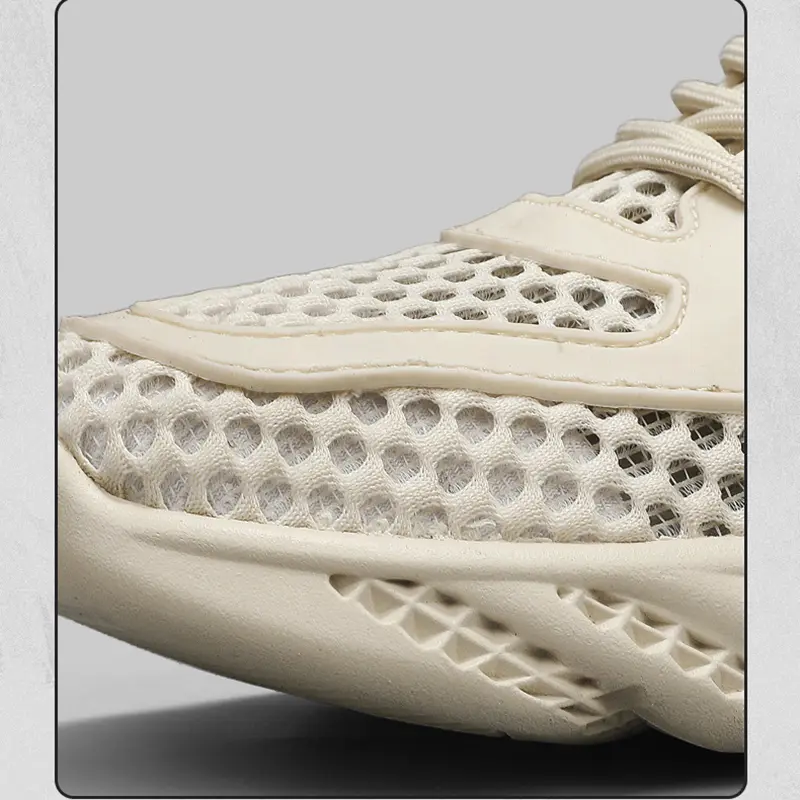Fishing Wading Shoes Summer Thin Breathable Mesh Hollowed Shoes for Men's Lightweight Sneakers Outdoor Breathable Running Shoes