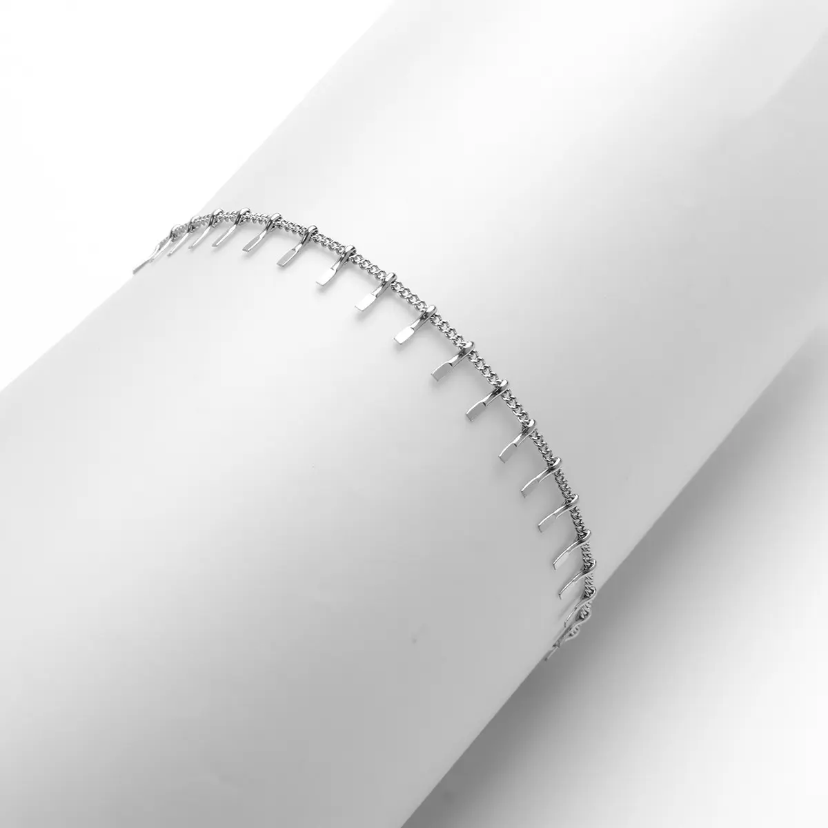 New 304 Stainless Steel Anklets For Women Ankle Bracelet On the Leg Summer Beach Foot Jewelry Gift 23cm(9") long, 1 Piece