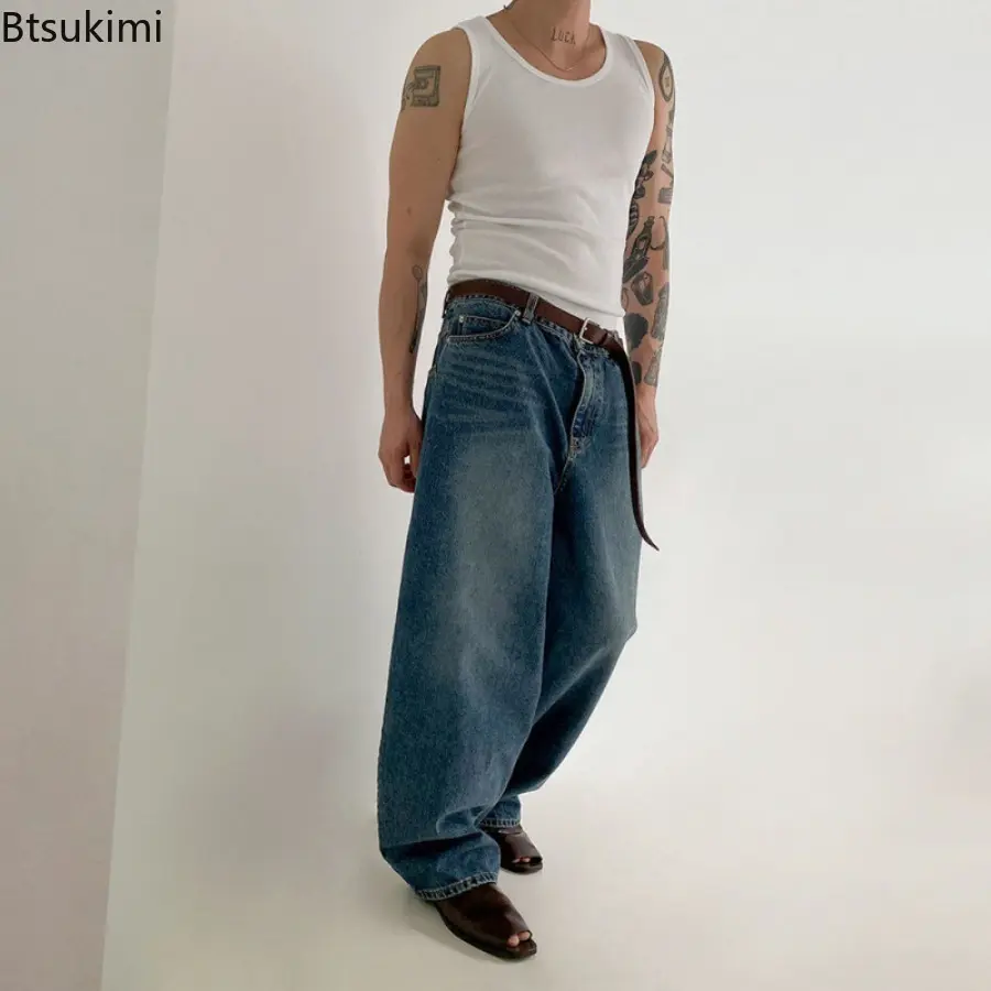 2025 Men's Summer Pure Cotton Vests Solid Color Versatile Sleeveless T-shirt Fashion and Leisure Sports Fitness Slim Fit Tops