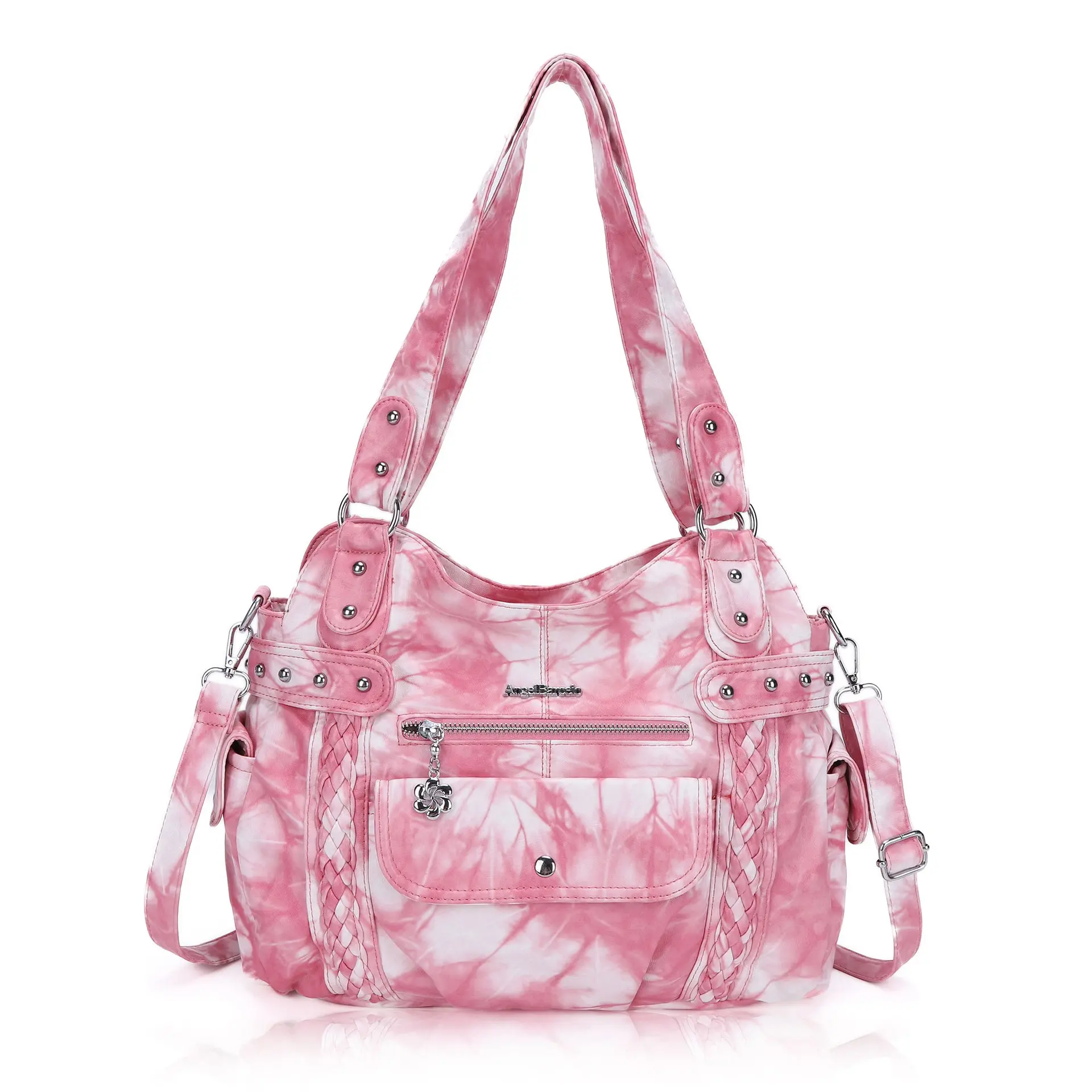  Bag Women Handbags Satchel Top-handle shoulder bag PU Crossbody Bag Dumpling Pack Multi-pockets Shoulder Bags Purse