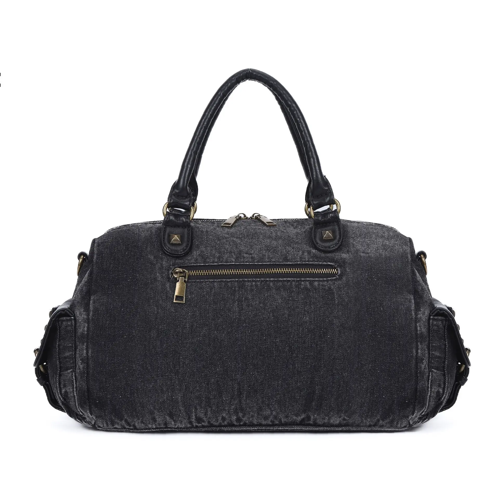  Women Handbags Satchel Top-handle Denim Shoulder Bag Large Dumpling Pack Fabric Shoulder Bags Phone Money Pack