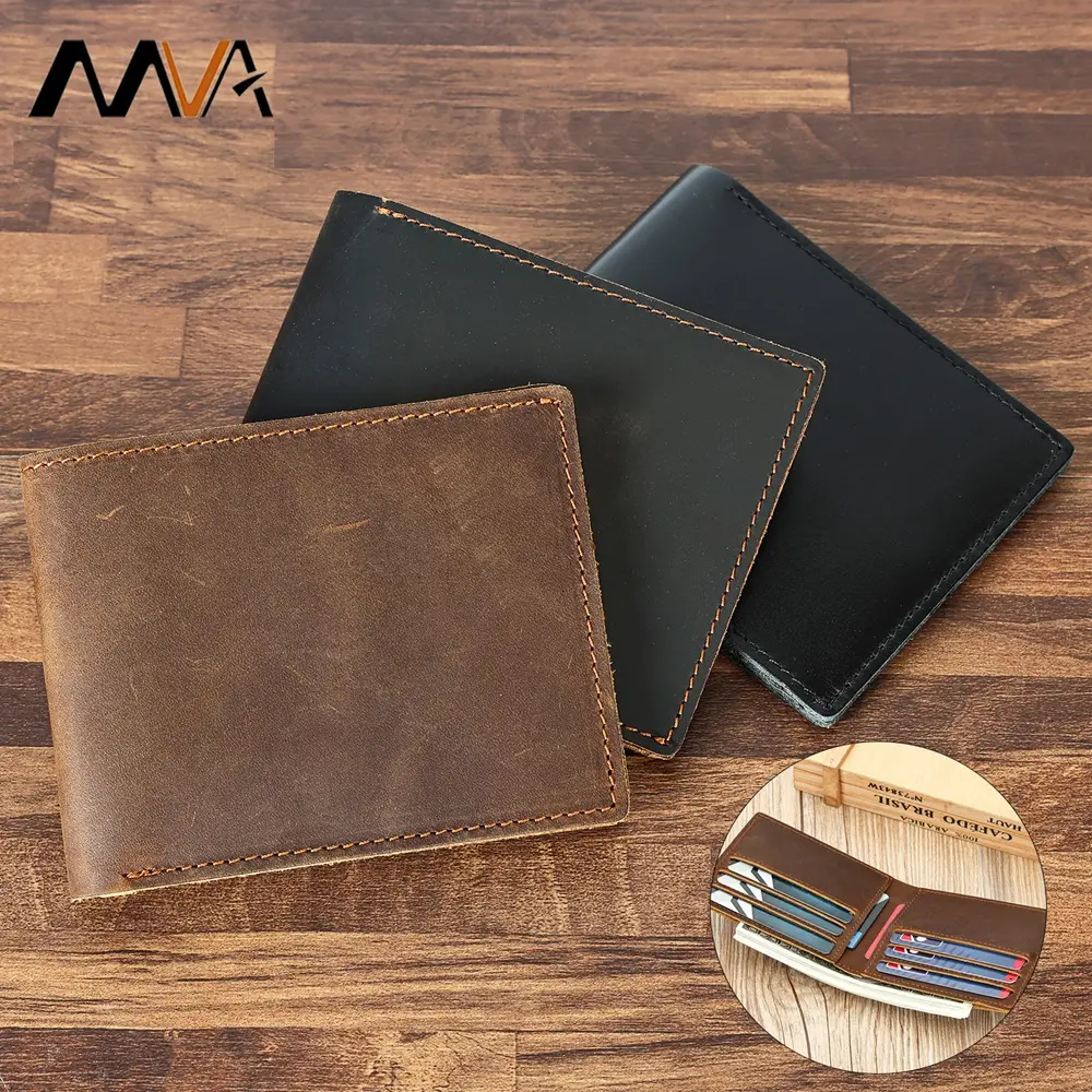 MVA Vintage Card Holder Multi-card Credit Holder Multi-slot Passport Pack Multi-functional Coin Purse Cell Phone Bag Purse