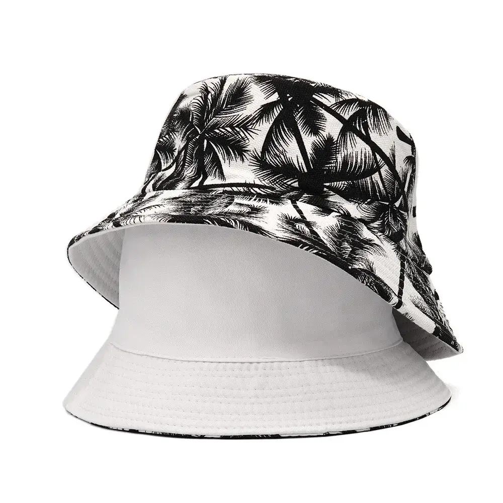Unisex Spring/Summer Bucket Hat For Men Women Outdoor Sunscreen Fisherman Hat Graffiti Hat Wild Panama Cap