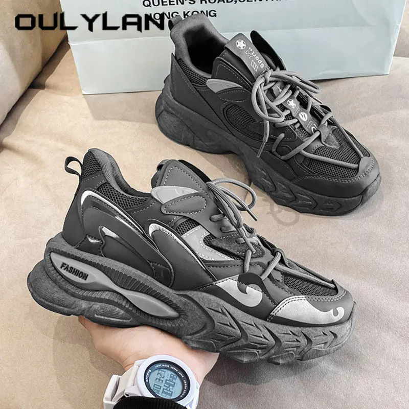 Autumn Youth Casual Sports Shoes Sneakers Trend Versatile Height Increasing Men's Shoes Casual Anti Slip Running Shoes