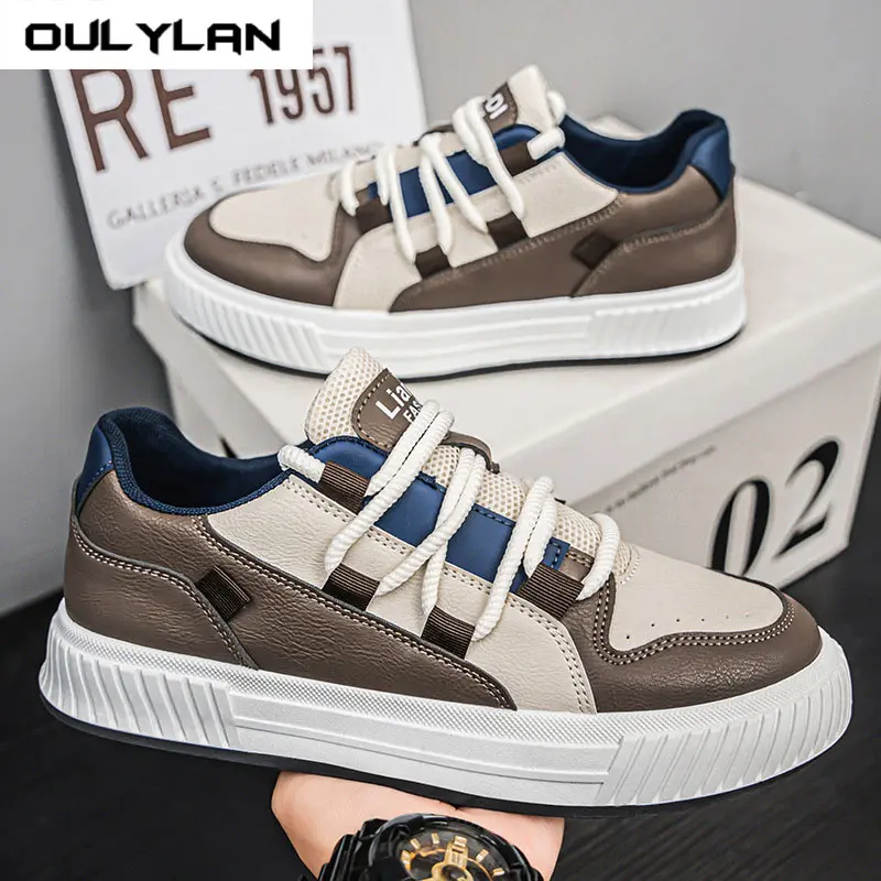 Male Version Fashion Sports Casual Single Shoes 2025 Spring New Low-top Men's Shoes Personality Board Shoes Student Tide Shoes