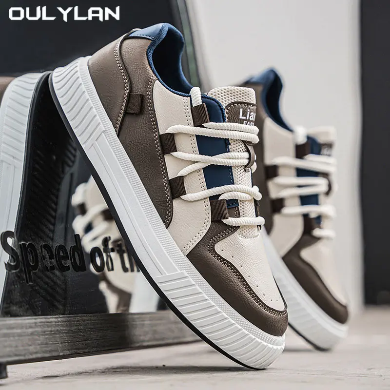 Male Version Fashion Sports Casual Single Shoes 2025 Spring New Low-top Men's Shoes Personality Board Shoes Student Tide Shoes