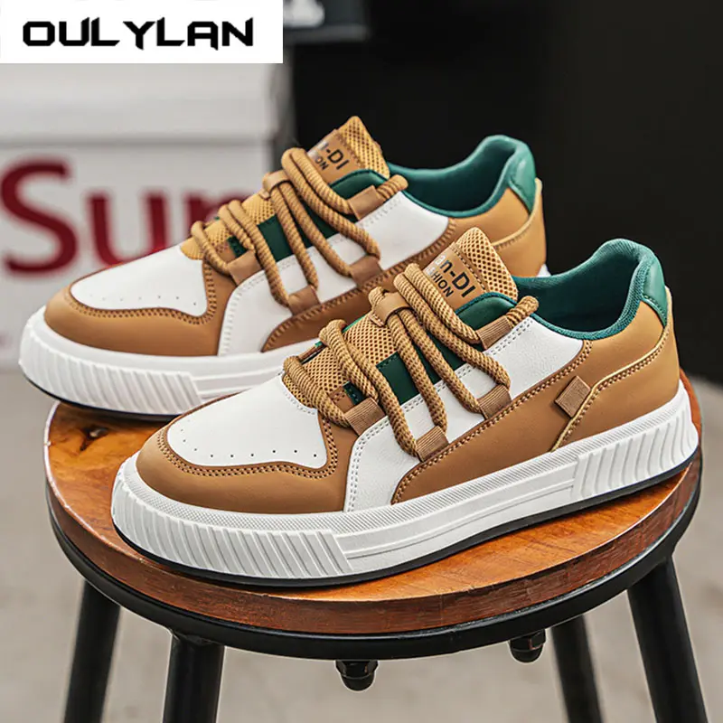 Male Version Fashion Sports Casual Single Shoes 2025 Spring New Low-top Men's Shoes Personality Board Shoes Student Tide Shoes
