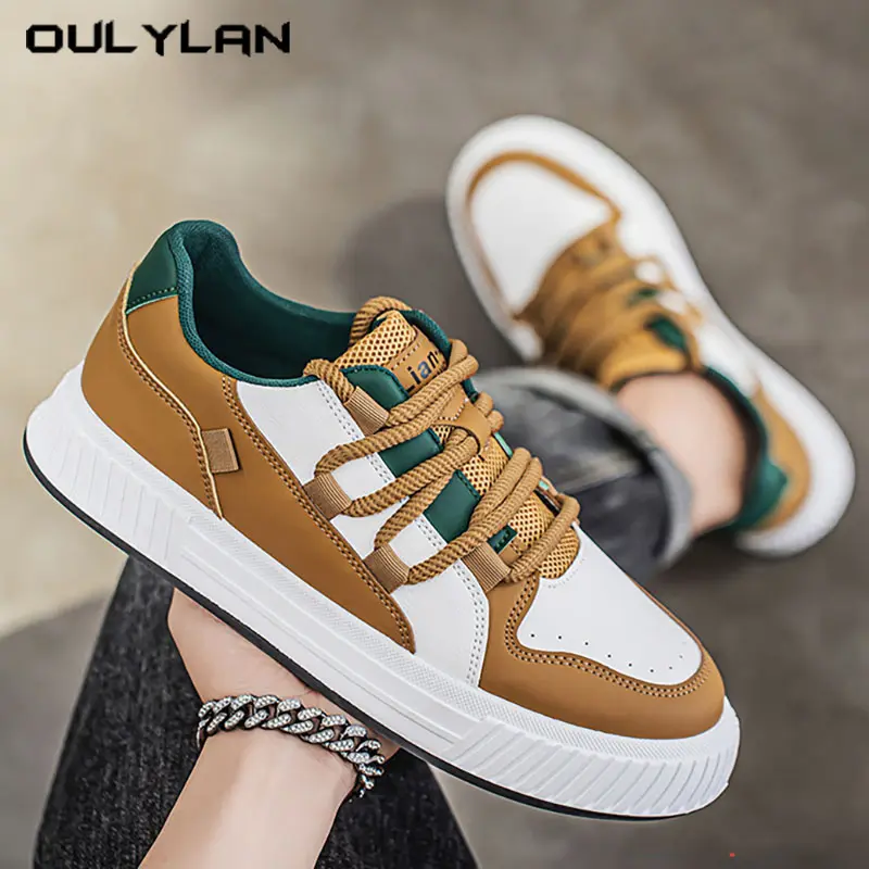 Male Version Fashion Sports Casual Single Shoes 2025 Spring New Low-top Men's Shoes Personality Board Shoes Student Tide Shoes