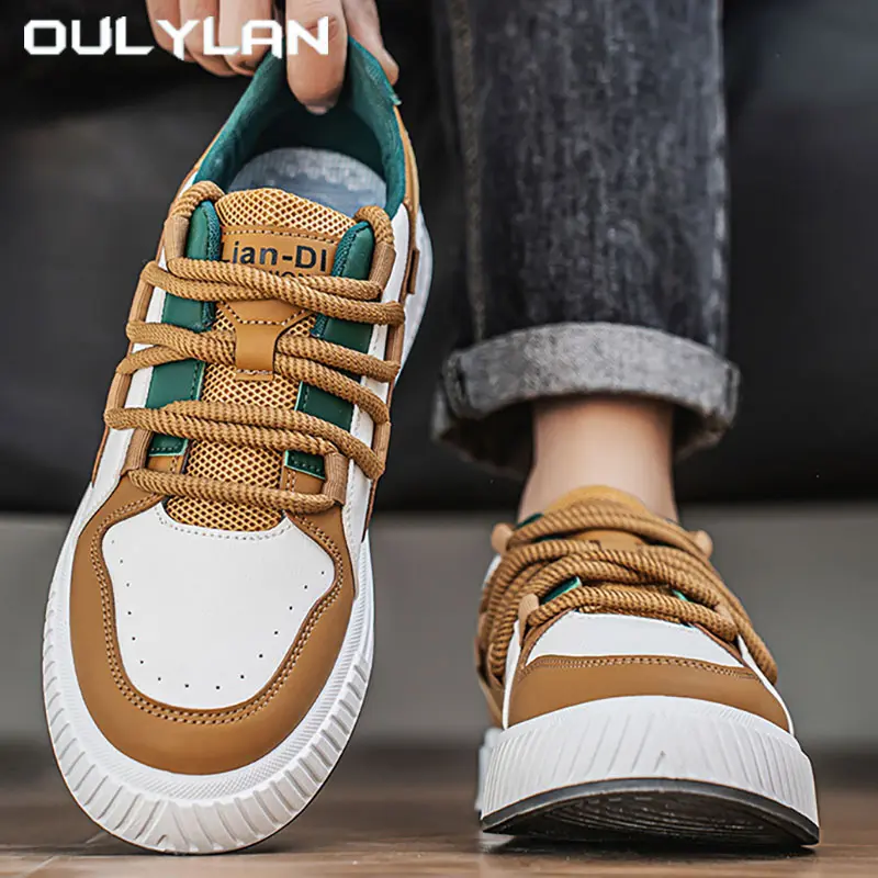 Male Version Fashion Sports Casual Single Shoes 2025 Spring New Low-top Men's Shoes Personality Board Shoes Student Tide Shoes