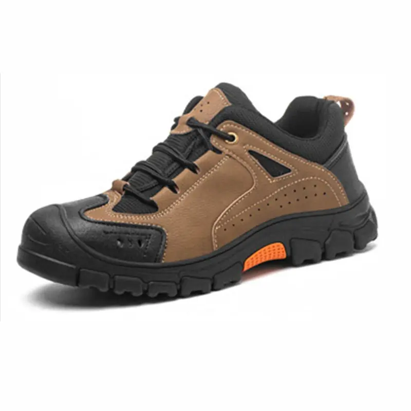 Puncture Resistant Men Protective Shoes Rubber Outsole Sportshoe Outdoor Labor Climbing Workshoes Anti Splash Scald Safety Shoe