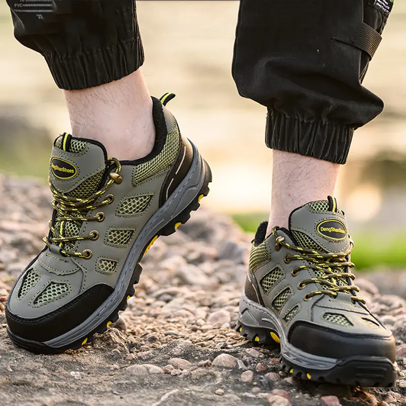 Breathable Work Shoes Men Anti-smashing Puncture Anti Slip Abrasion Resistant Lightweight Comfortable Safety Shoes
