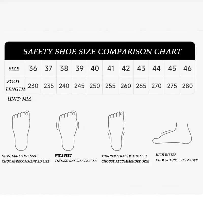 Puncture Resistant Men Protective Shoes Rubber Outsole Sportshoe Outdoor Labor Climbing Workshoes Anti Splash Scald Safety Shoe