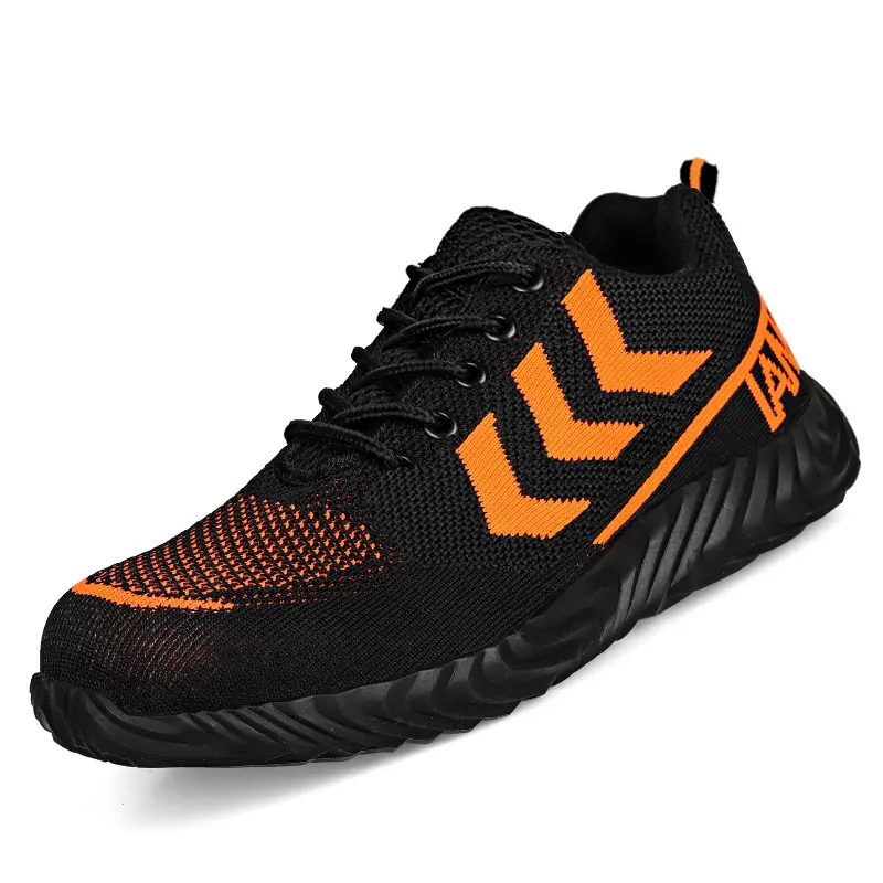 High Quality Safty Shoes Men Anti-smashing Puncture Anti Slip Abrasion Resistant Folding-resistant Soft Sole Work Shose