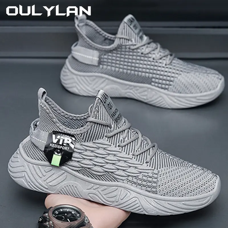 Men Breathable Sneaker Running Shoes Men's Sneakers 2024 Summer Trendy Outdoor Sports Mesh Fashion Casual Comfortable Shoes