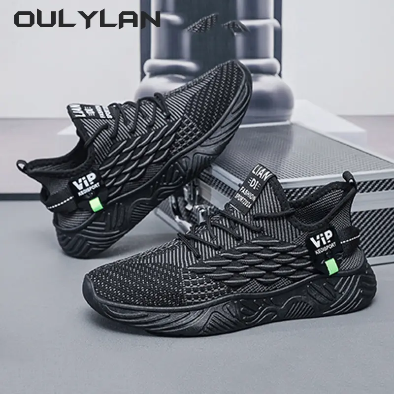 Men Breathable Sneaker Running Shoes Men's Sneakers 2024 Summer Trendy Outdoor Sports Mesh Fashion Casual Comfortable Shoes