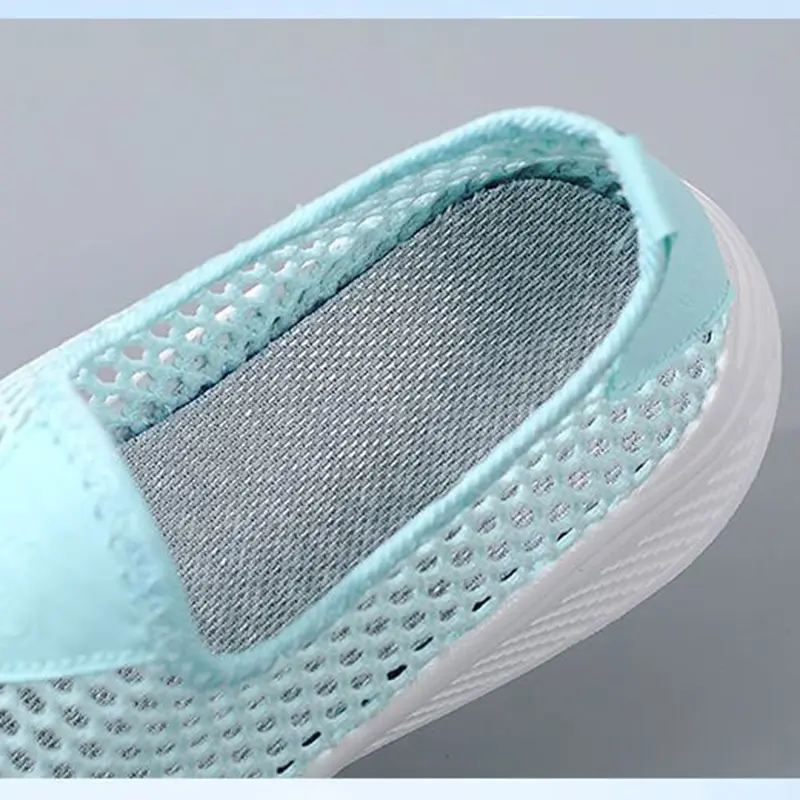Women's Shoes Sneakers Lightweight Shoe Thin Mesh Casual Shoes Summer Breathable Soft Soled Beach Creek Tracing Shoes