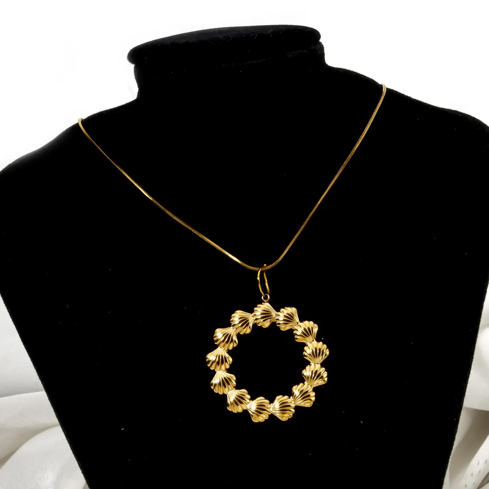 1 Piece 304 Stainless Steel Ocean Jewelry Pendants 18K Real Gold Plated Seahorse Animal Shell 3D Charms For DIY Necklace Making