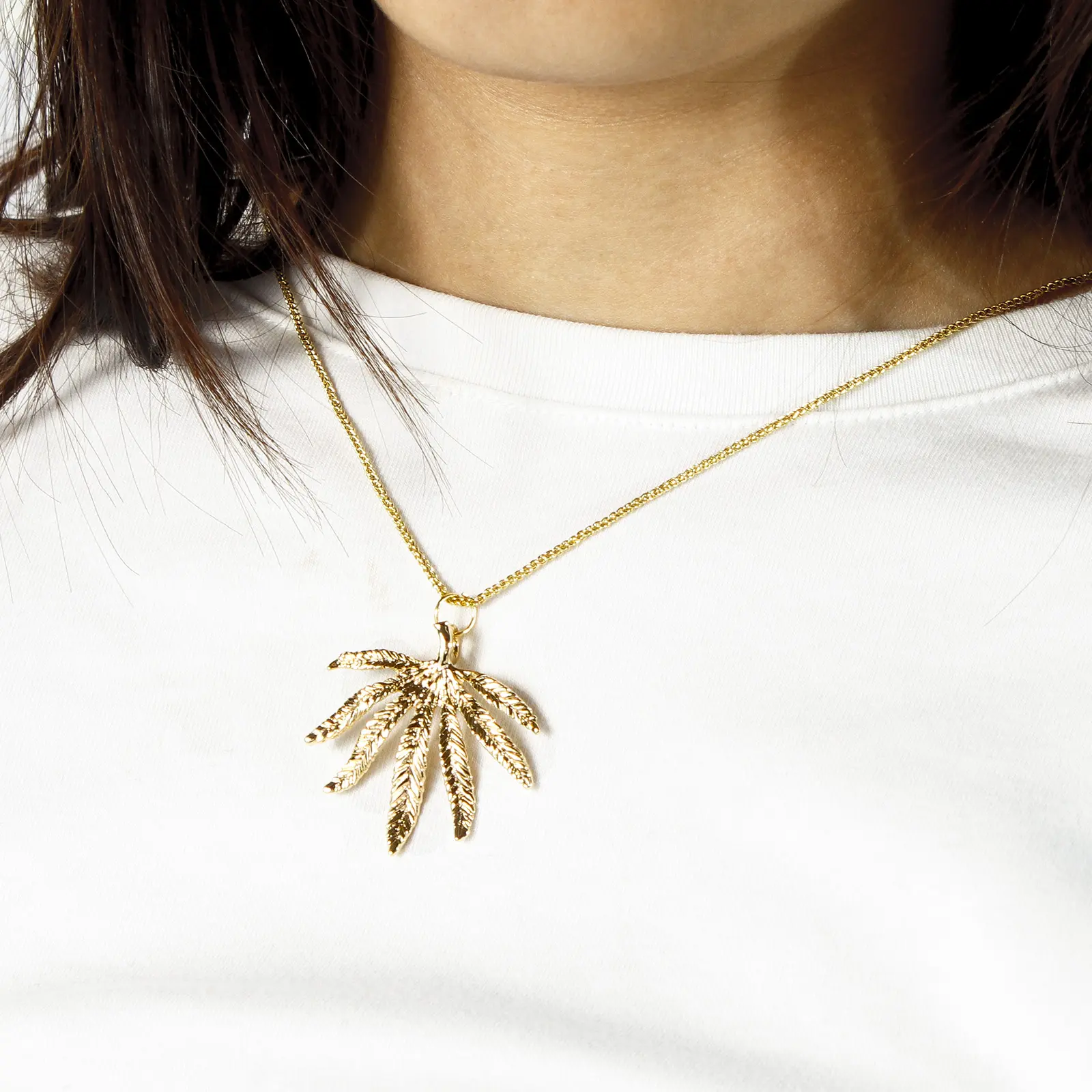 1-5 PCs Brass Plant Leaf Pendants For Jewelry Making 18K Gold Plated Earrings Charms DIY Necklace Findings