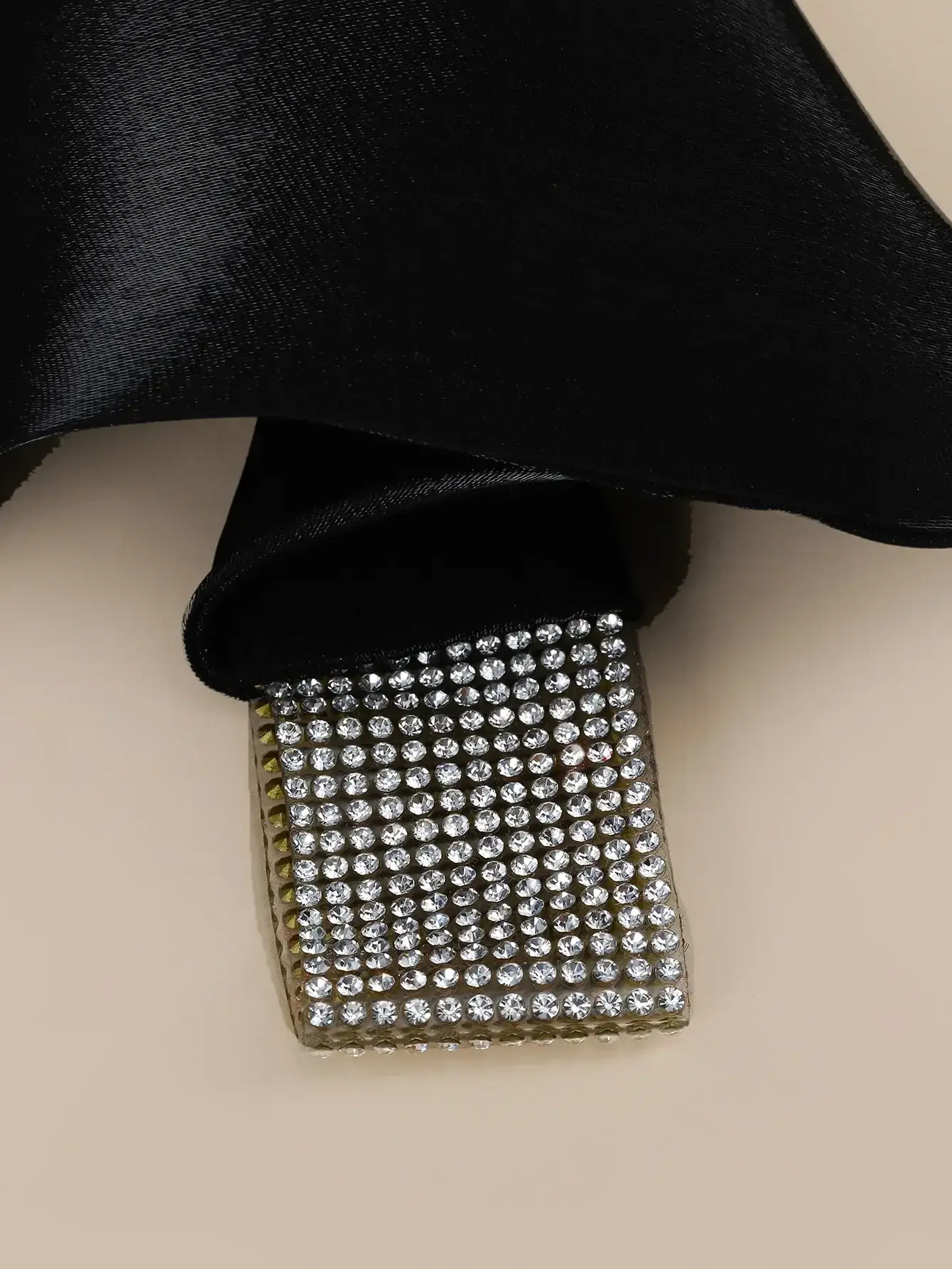 1pc Rhinestone Decor Scarf Ideal For Going Out & Dressing Up Your Look Elegant Bandana,Hair Band,Head Band