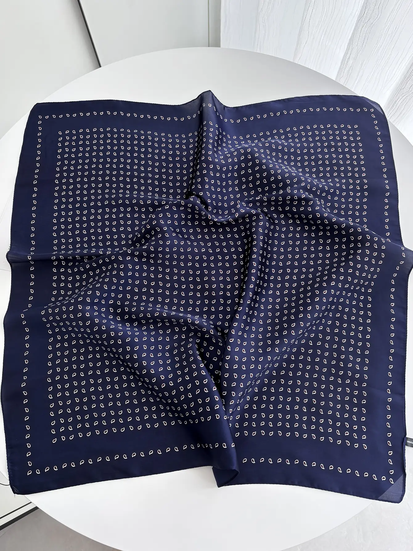 70*70cm Women's Square Scarf Soft Satin Floral Print Wrap Foulard Neckerchief Bandannas Hair Skinny Tie Hijab Shawls