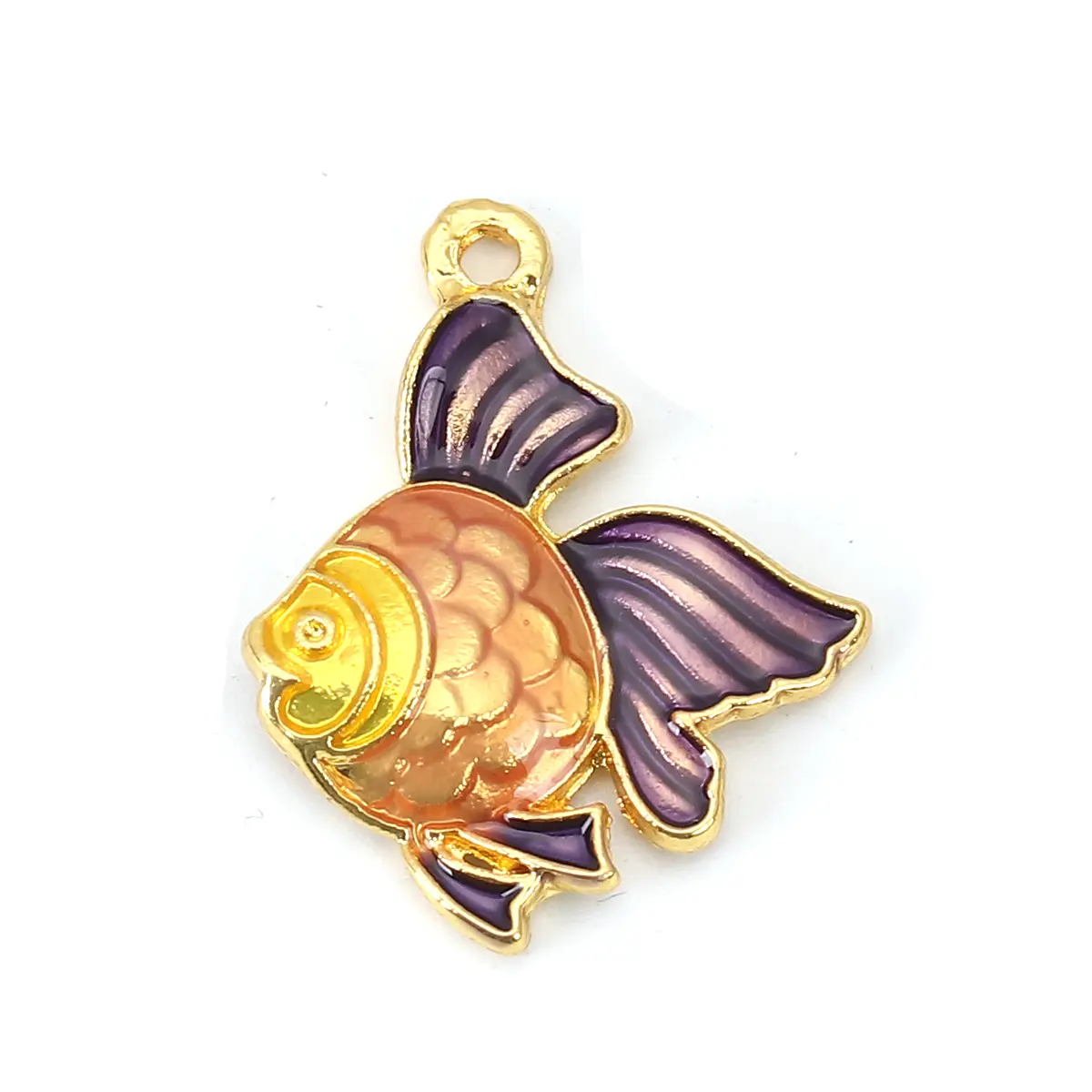 5PCs Ocean Jewelry Charms Fish Animal Enamel Pendants for DIY Necklace Bracelet Jewelry Making 23mm x18mm