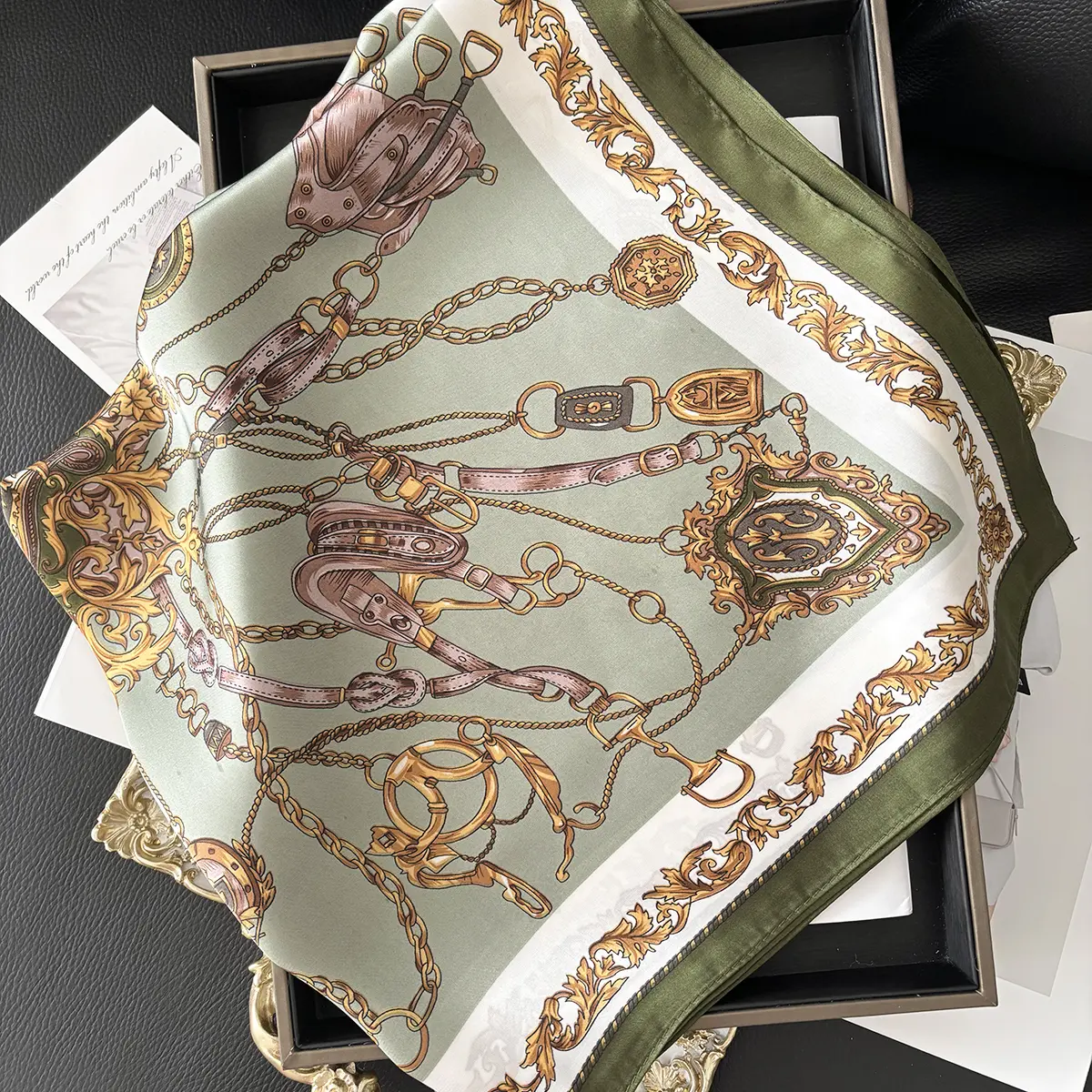 Luxury Flower Print Designer Scarf Soft Satin Women Scarves Bandana Hijab Neckerchief Shawl Kerchief Hair Band Foulard Lady