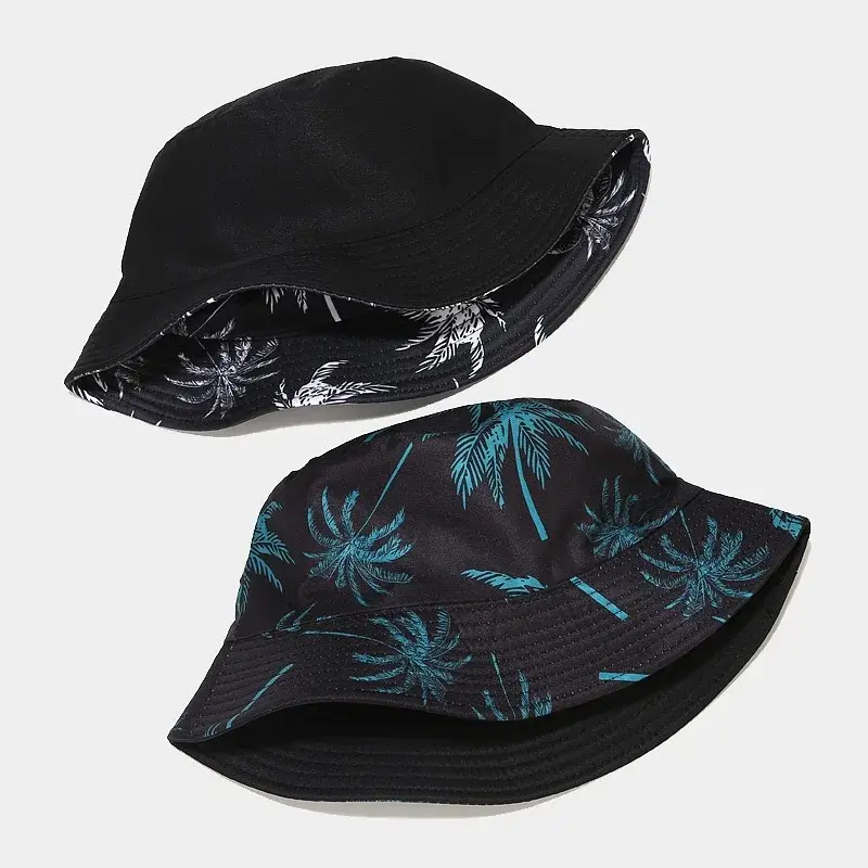 Spring/Summer Suns-Protect Hat Bob Men’s Fashion Coco Print Bucket Hat Unisex Fisherman Hat Women’s Leisure Basin Cap