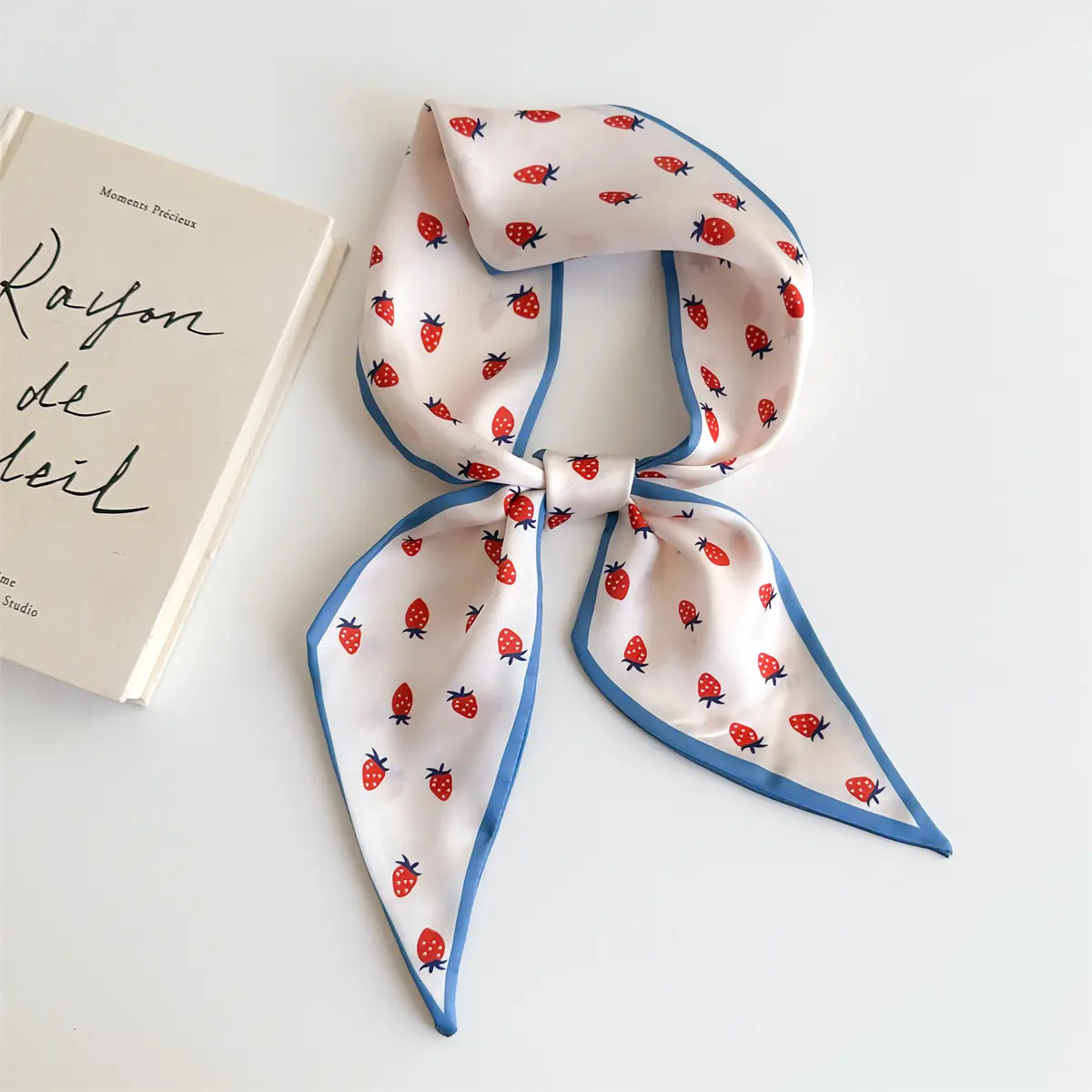 Spring/Summer Solid Color Leisure Ribbon For Women Fashion Shirt Paired Scarf Classic Versatile Neckerchief Decorative Waistband
