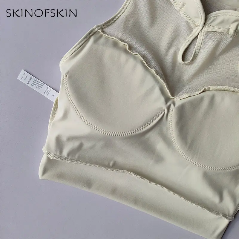 Sports Underwear with Fixed Chest Pads Gathered Together, Shock-absorbing Bra, Running, Wearing Yoga Clothes Top Vest Fitness