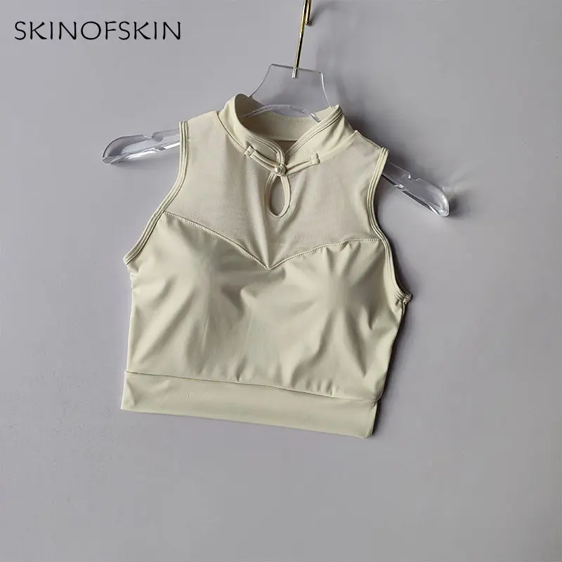 Sports Underwear with Fixed Chest Pads Gathered Together, Shock-absorbing Bra, Running, Wearing Yoga Clothes Top Vest Fitness