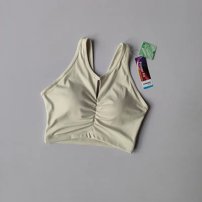 Sports Underwear Women High-intensity Integrated Shock-proof Breast Collection Bra Running Fitness Yoga Vest Wear Outside