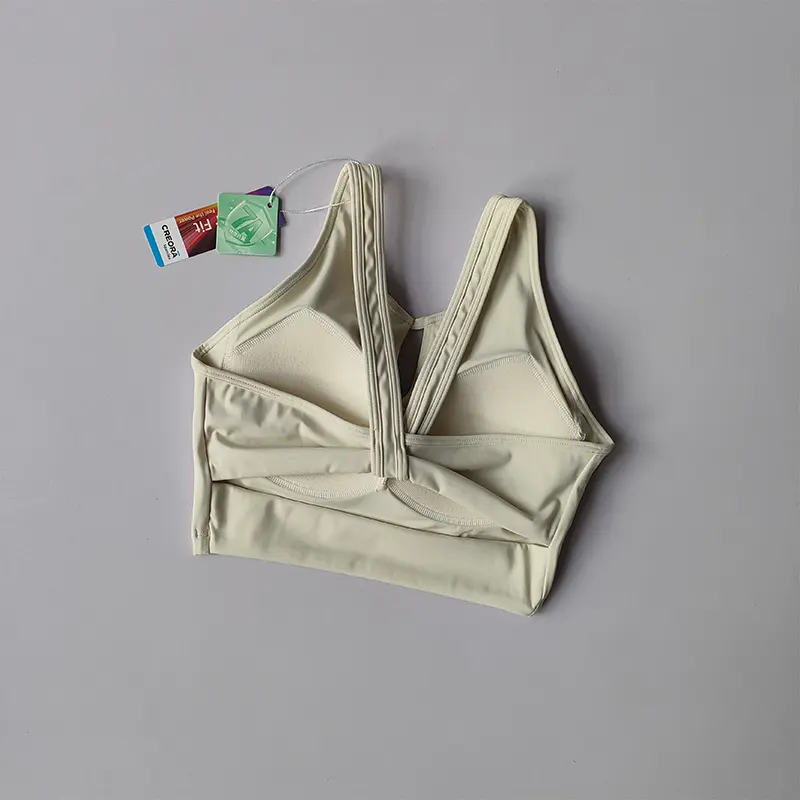 Sports Underwear Women High-intensity Integrated Shock-proof Breast Collection Bra Running Fitness Yoga Vest Wear Outside