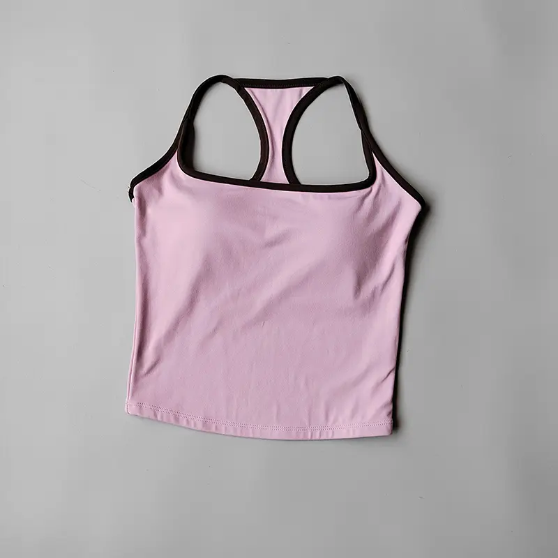 Sports I-shaped Vest Women's One-piece Cup Quick-drying Running Body Clothes Yoga Clothes Breathable Quick-drying Underwear Bras