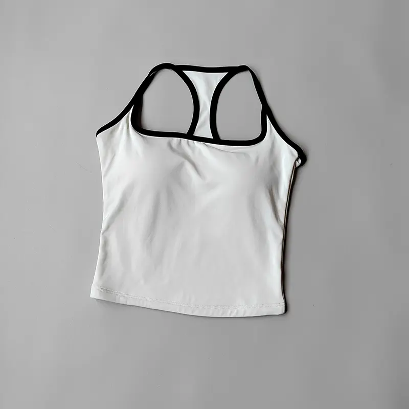 Sports I-shaped Vest Women's One-piece Cup Quick-drying Running Body Clothes Yoga Clothes Breathable Quick-drying Underwear Bras