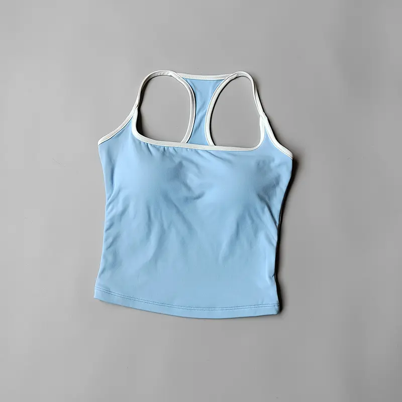 Sports I-shaped Vest Women's One-piece Cup Quick-drying Running Body Clothes Yoga Clothes Breathable Quick-drying Underwear Bras