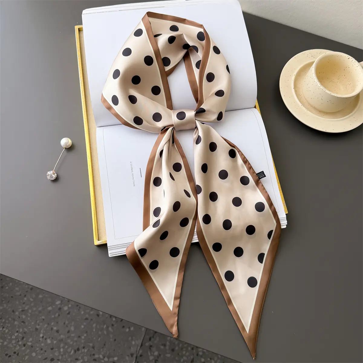 New Animal Leopard Scarf Skinny Ribbon Hairbands Women Neck Kerchief Foulard Soft Hair Bands Scarves Bag Handle Ribbon