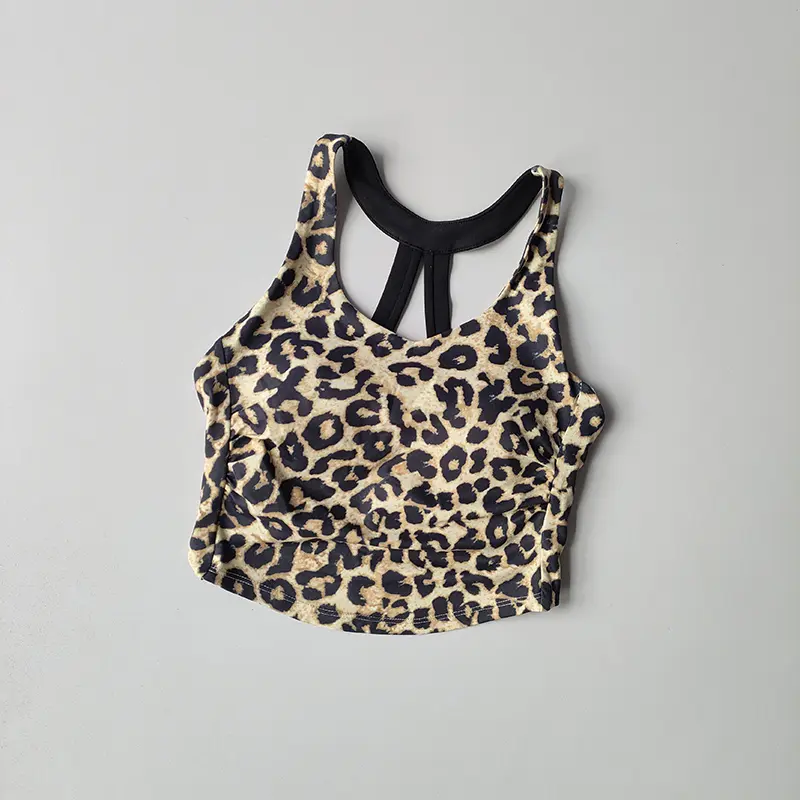 Women's 2025 New Summer Fashion Integrated Cup Beautiful Back Sports Bras Quick-drying Exercise Fitness Training Suit Cloth Vest