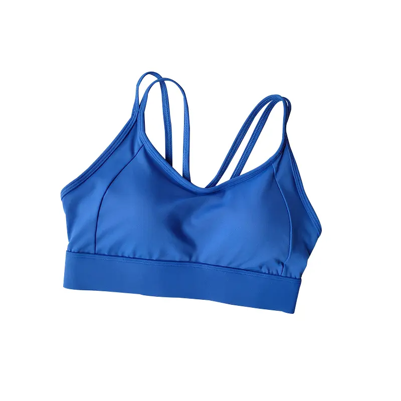Women's Summer Shock-absorbing Running Yoga Tank Top with a Beautiful Contrasting Sports Bra and a Professional Pilates Bra