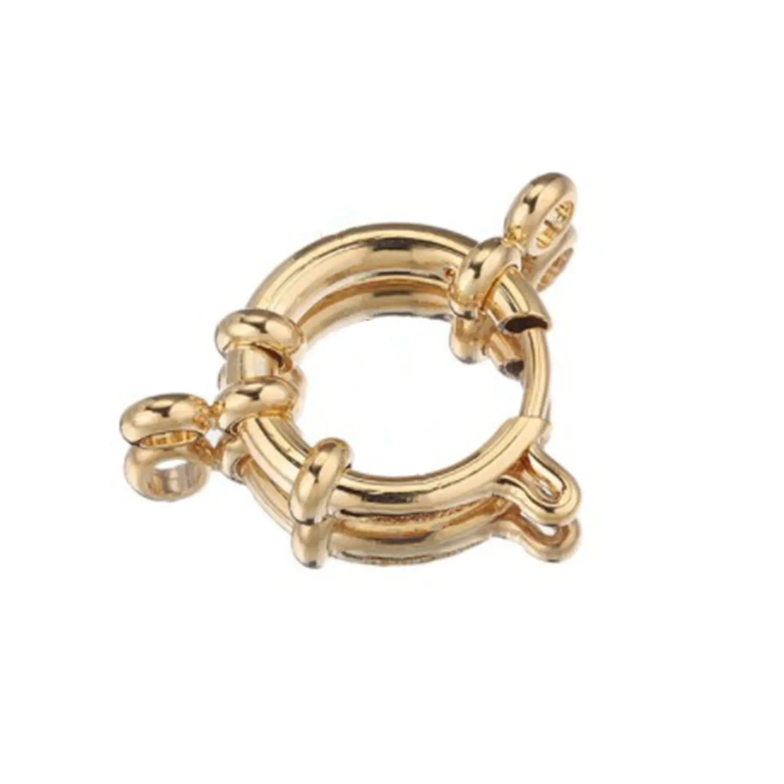 2 Piece 316 Stainless Steel Bolt Spring Ring Clasps Round Hooks For Bracelet Necklace Connectors DIY Jewelry Making Findings