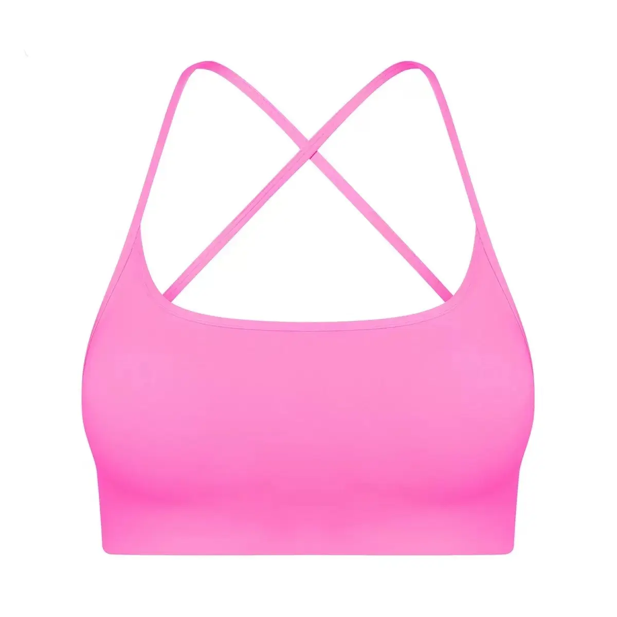 Fitness Sexy Cross Hollow Back Sexy Thin Strap Sports Bra Low Intensity Yoga Pilates Training Sports Lingerie Top Gym Clothing