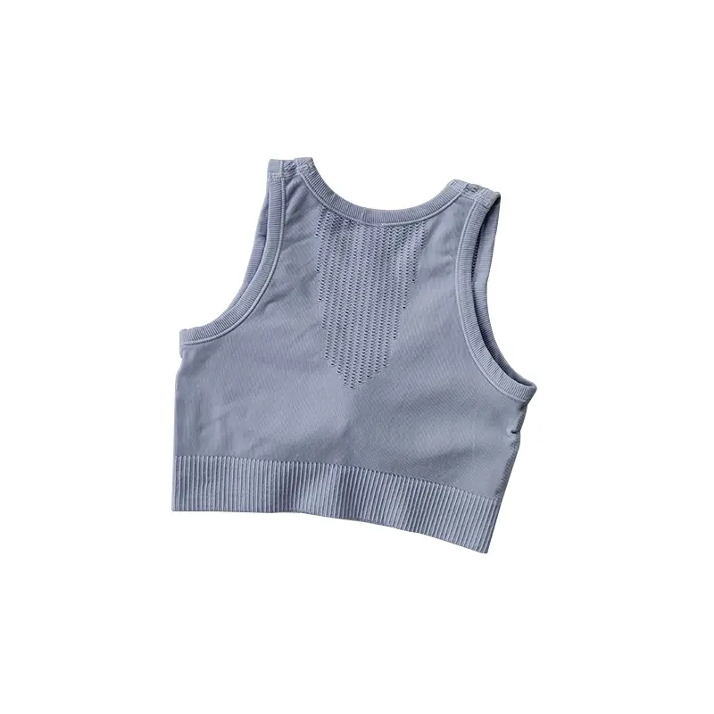 High Strength All-in-one Sports Underwear Women's Shockproof Gym Yoga Fitness Bra with Hollowed Out Back Tank Top Style