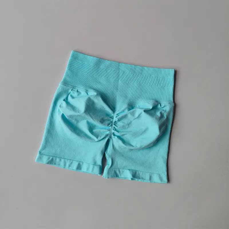 Peach Buttock Lifting Three-point Shorts Summer High Waisted Yoga Shorts Fashionable and Sexy Running Fitness Pants Solid Color
