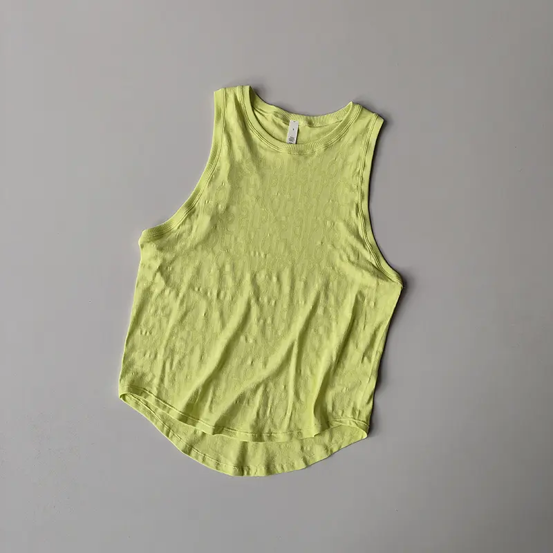 New Sleeveless Pilates Sports Blouse for Women's Summer Thin Vest Fitness Quick-drying Sleeveless Yoga Shirts Top Loose Suit