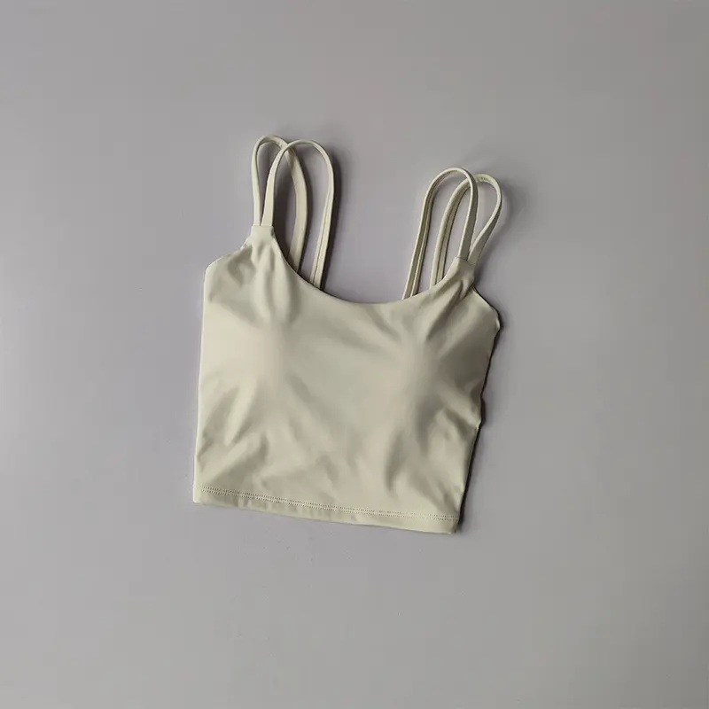Fixed Integrated Sports Bra Women Shock-absorbing Collection Side Breasts Running Yoga Back Beauty Fitness Quick Drying Vest Top