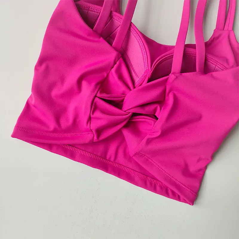 Fixed Integrated Sports Bra Women Shock-absorbing Collection Side Breasts Running Yoga Back Beauty Fitness Quick Drying Vest Top