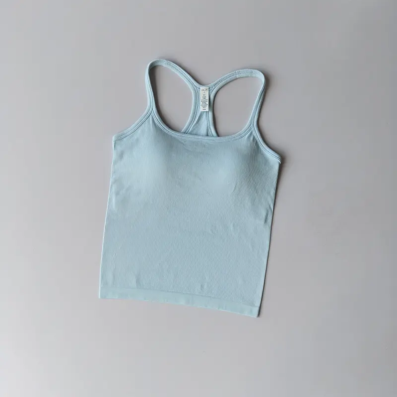 Yoga Suit Sports Underwear Women Shockproof Gathering Fitness Small Suspender I-shaped Slim Running Outside Wearing Pilates Vest