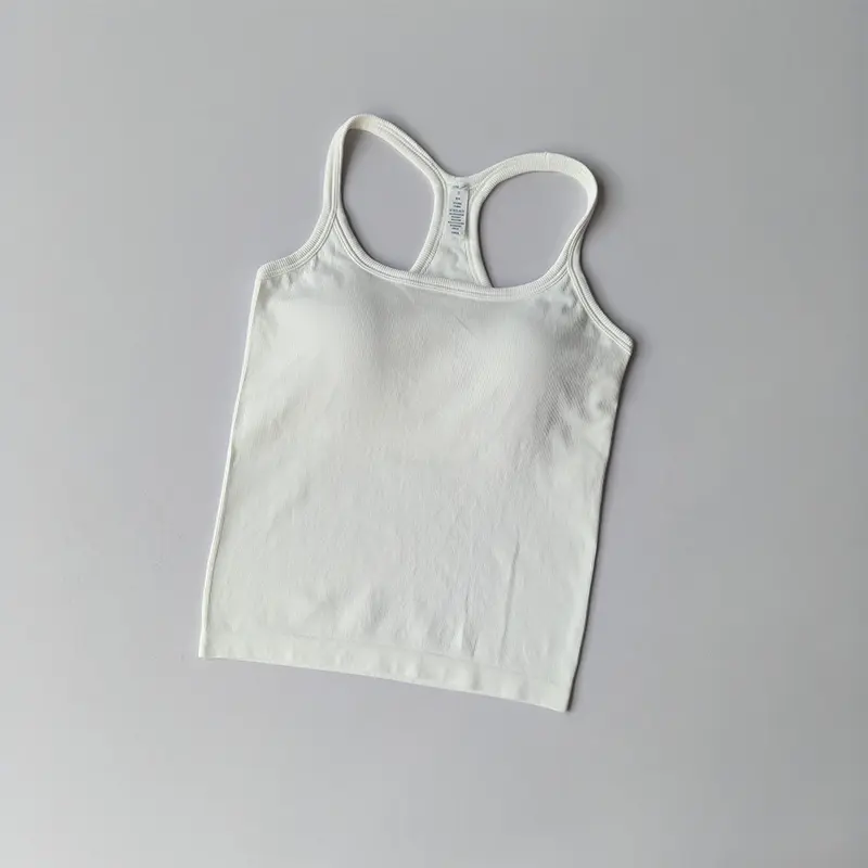 Yoga Suit Sports Underwear Women Shockproof Gathering Fitness Small Suspender I-shaped Slim Running Outside Wearing Pilates Vest